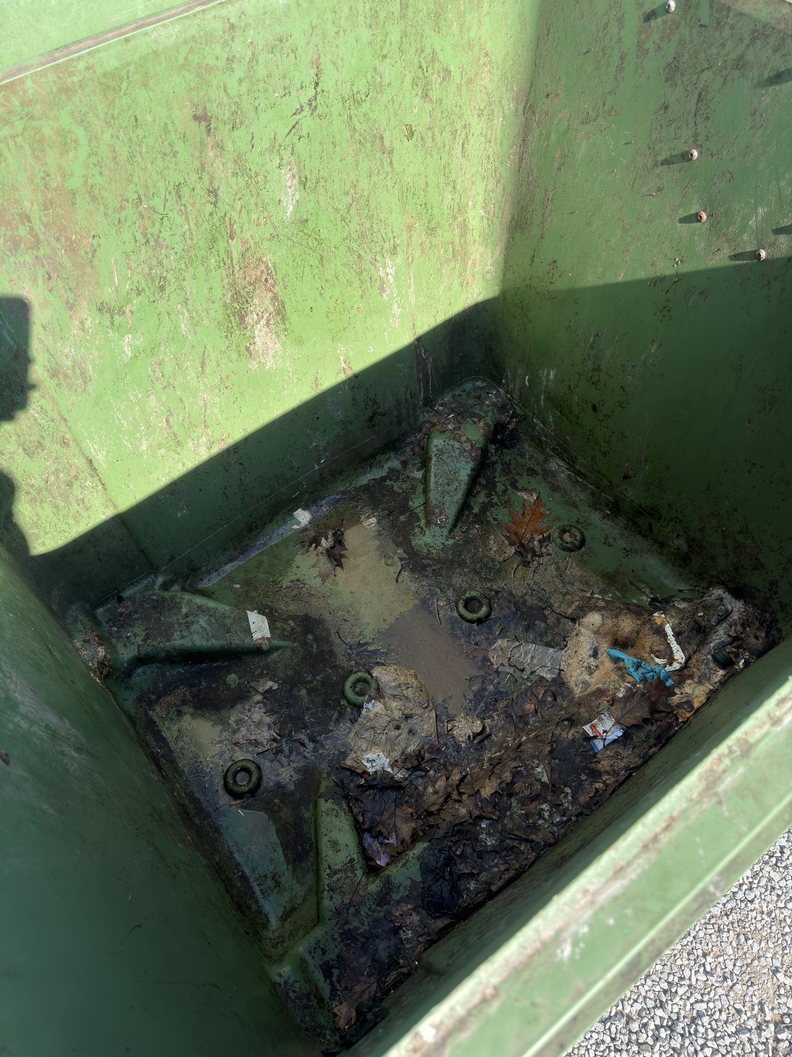 Voor reiniging container